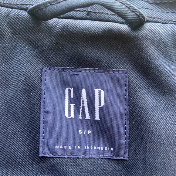 Gap navy trench coat - Picture 3 of 9